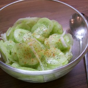 German Cucumber Salad=